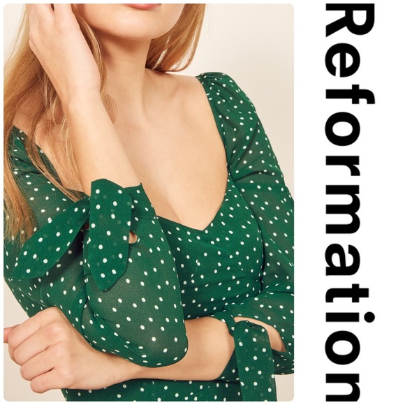 Reformation Beatrice Fit & Flare Dress - Picture 2 of 8